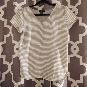 Gap Grey Striped T-shirt size XS